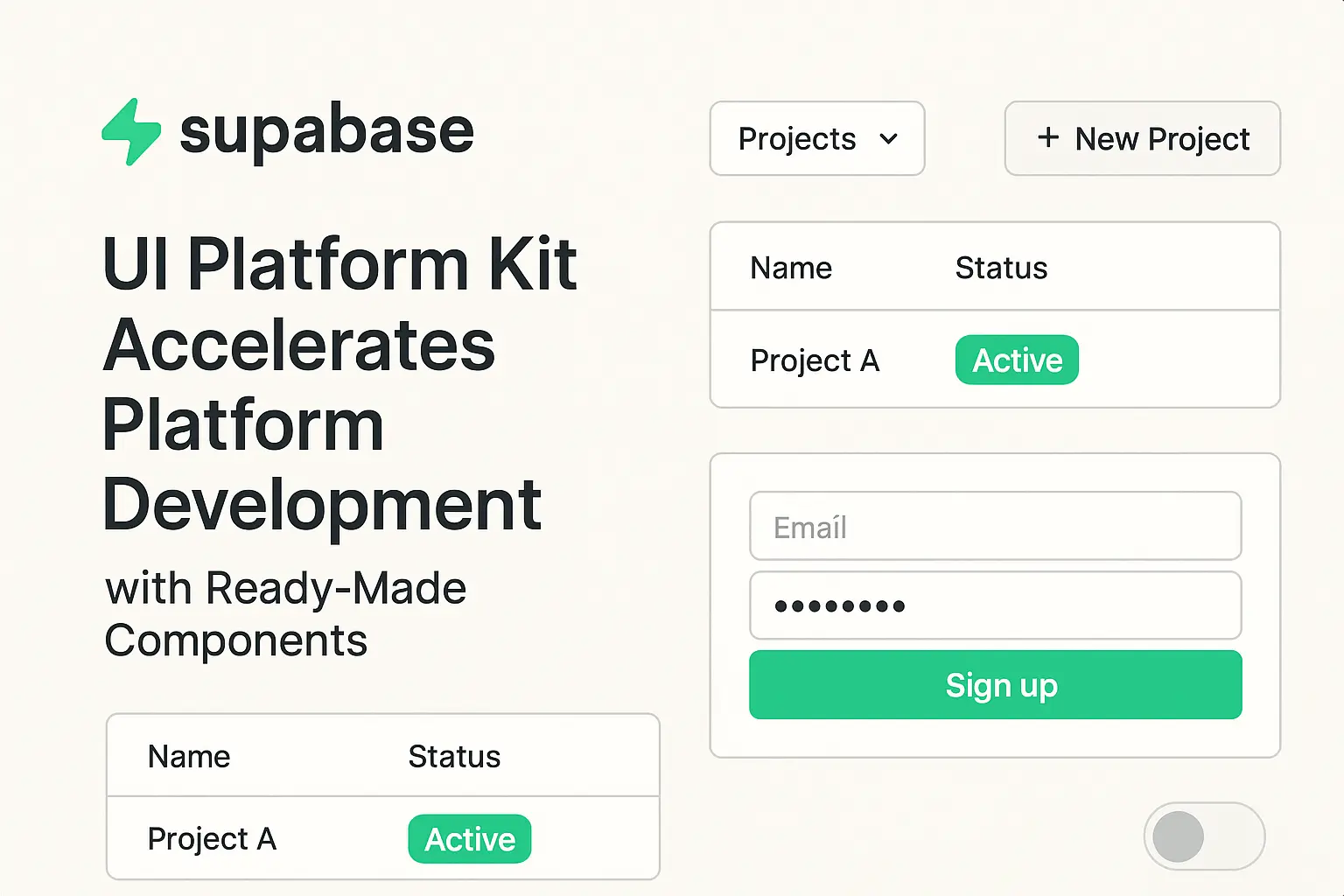 Supabase UI Platform Kit Accelerates Platform Development with Ready ...