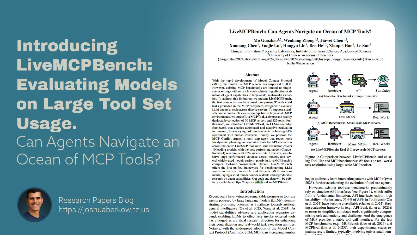 Introducing LiveMCPBench: Evaluating Models on Large Tool Set Usage ...