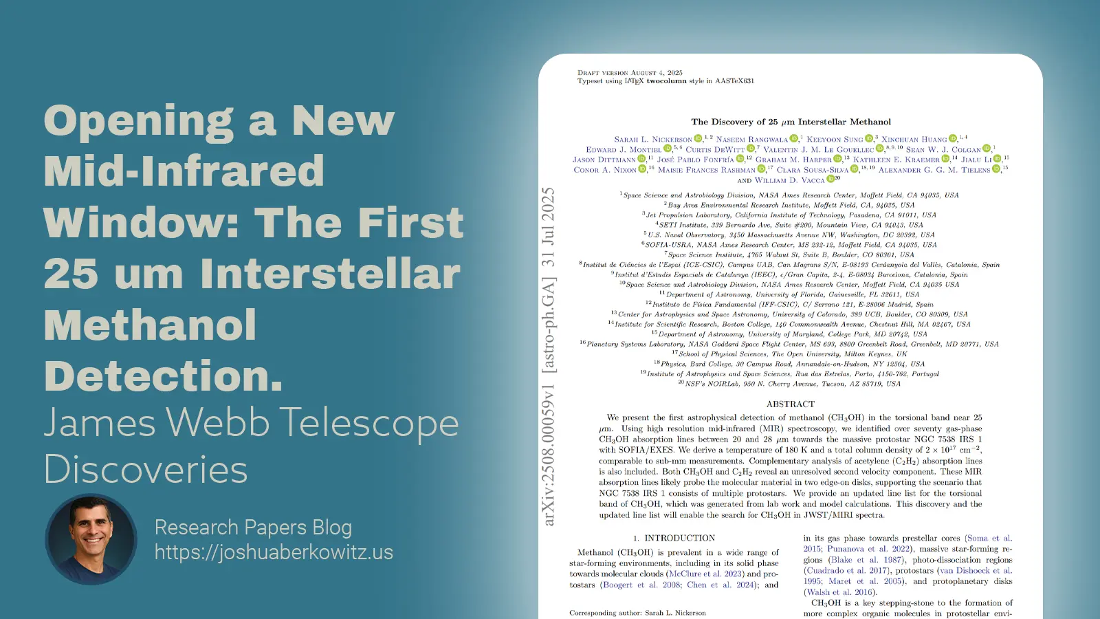 Opening a New Mid-Infrared Window: The First 25 um Interstellar ...