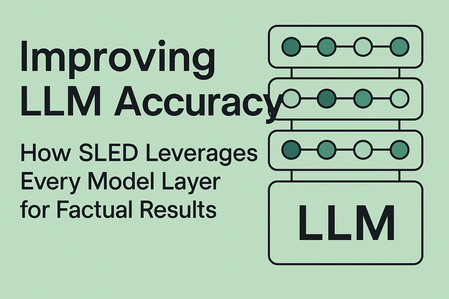 Improving LLM Accuracy: How SLED Leverages Every Model Layer for ...