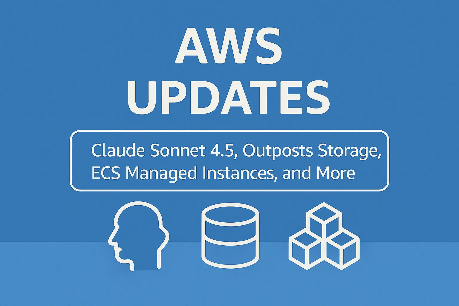 AWS Updates: Claude Sonnet 4.5, Outposts Storage, ECS Managed Instances ...