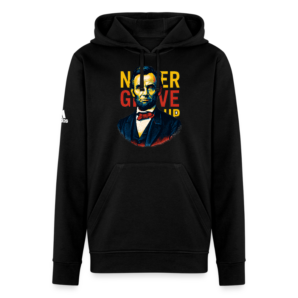 Lincoln Never Give Up Adidas Unisex Fleece Hoodie