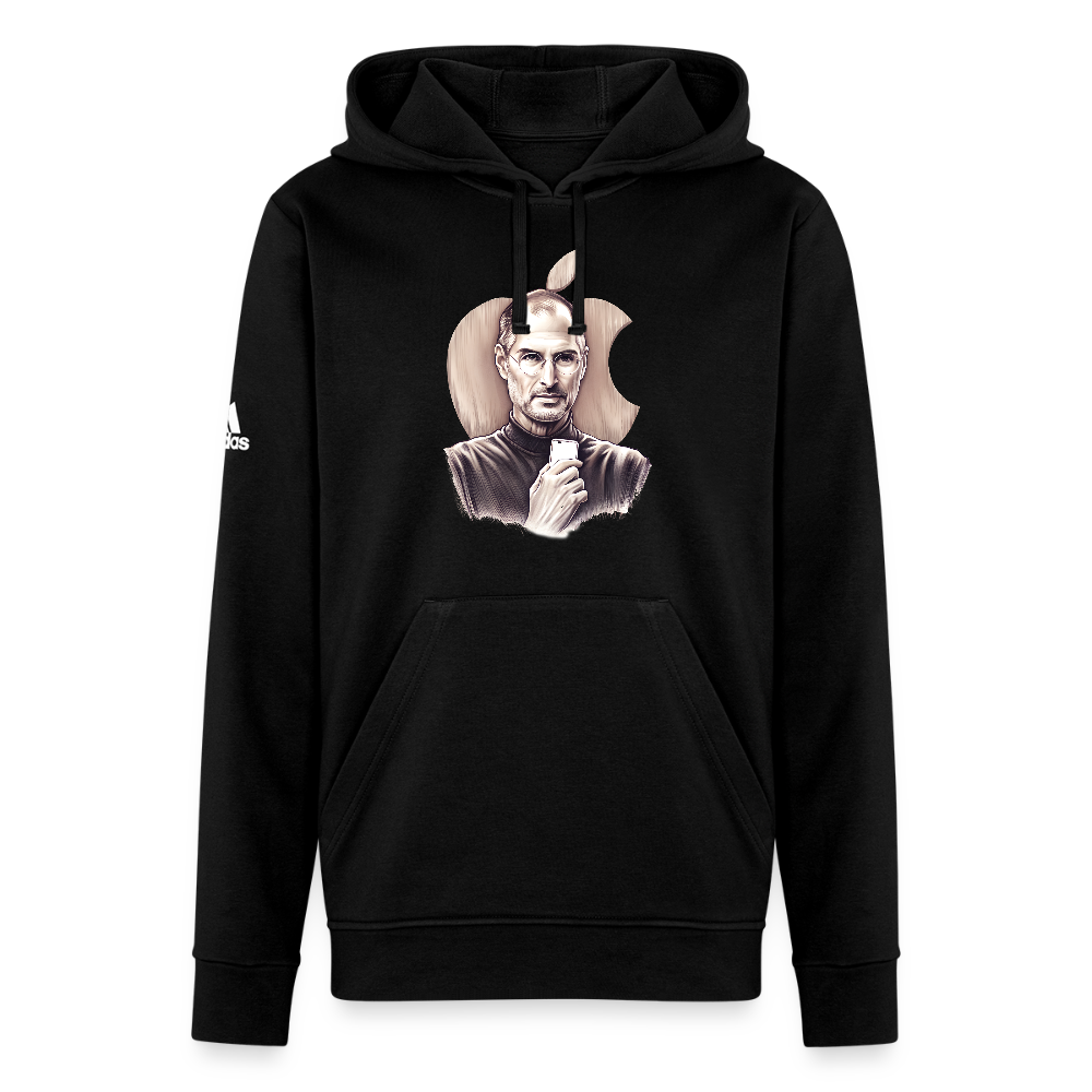 Vintage Steve Jobs Portrait Adidas Unisex Fleece Hoodie