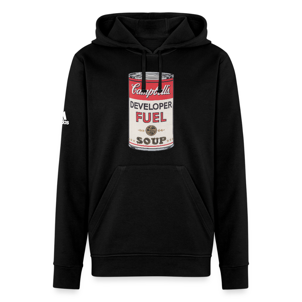 Vintage Developer Fuel Soup Can Adidas Unisex Fleece Hoodie