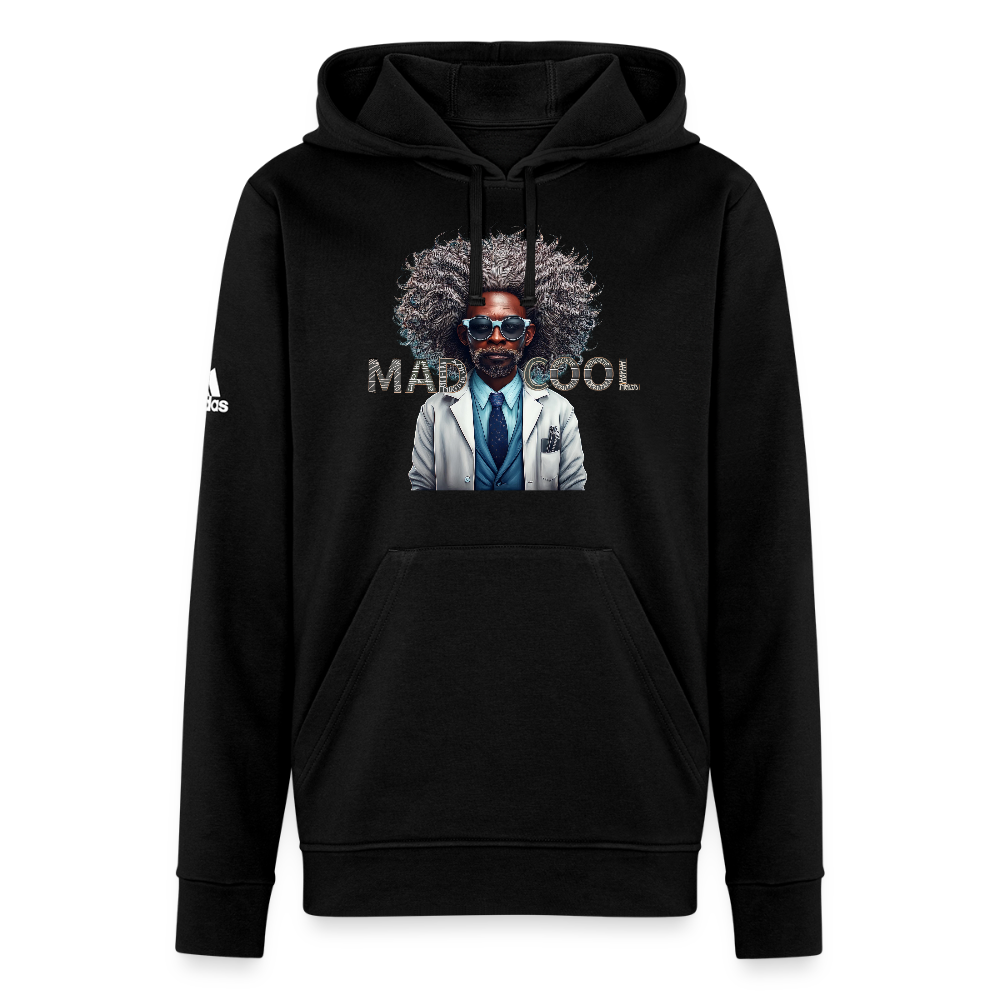 Mad Cool Scientist Men's Adidas Unisex Fleece Hoodie