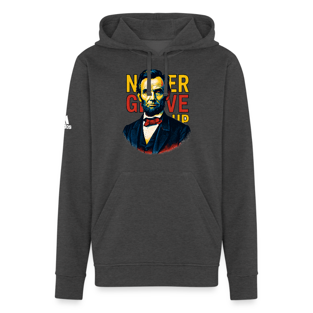 Lincoln Never Give Up Adidas Unisex Fleece Hoodie
