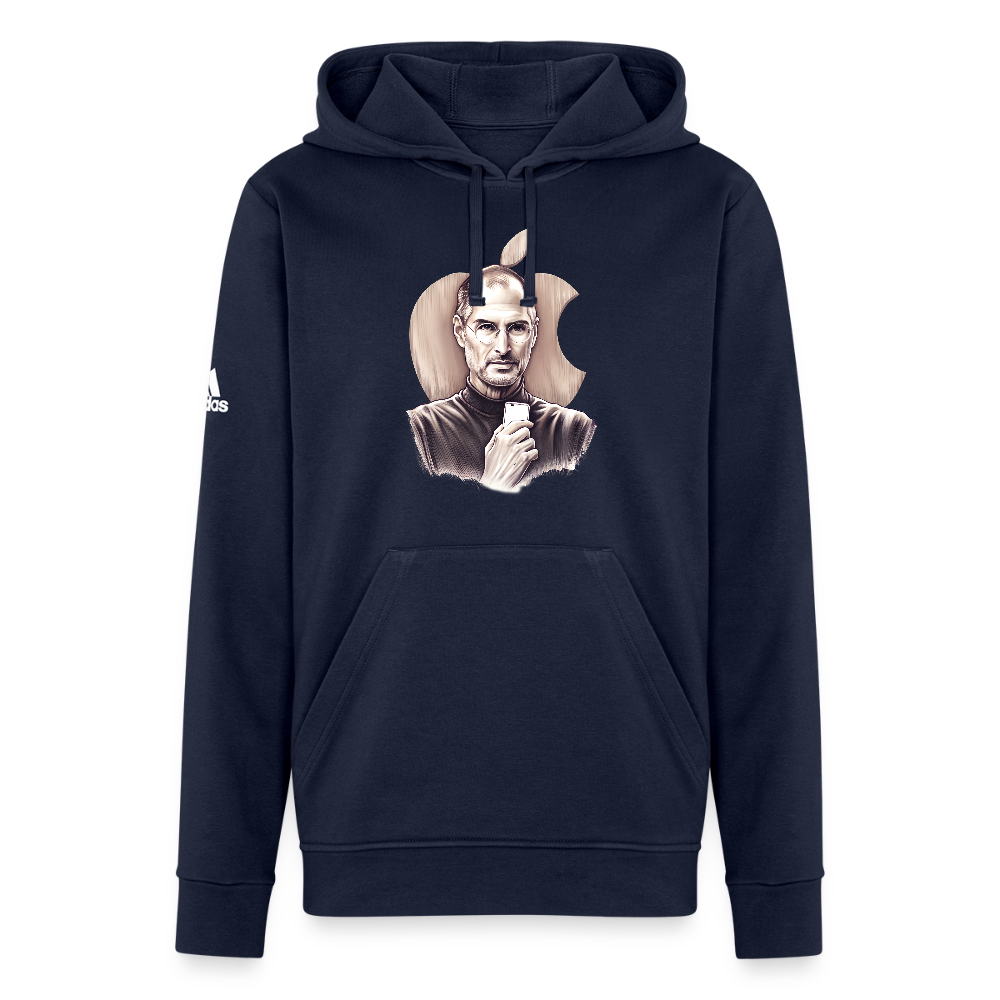 Vintage Steve Jobs Portrait Adidas Unisex Fleece Hoodie