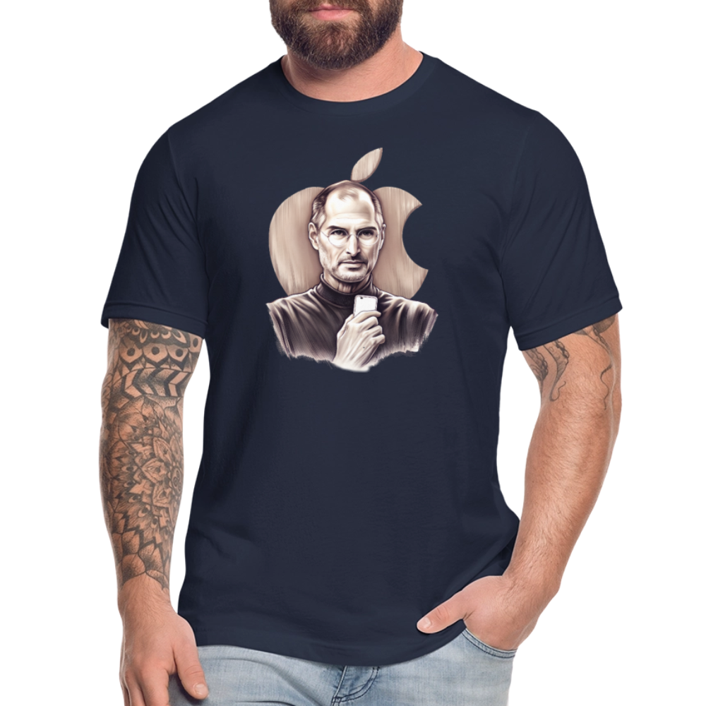 Steve Jobs Vintage Portrait Unisex Jersey T-Shirt by Bella + Canvas