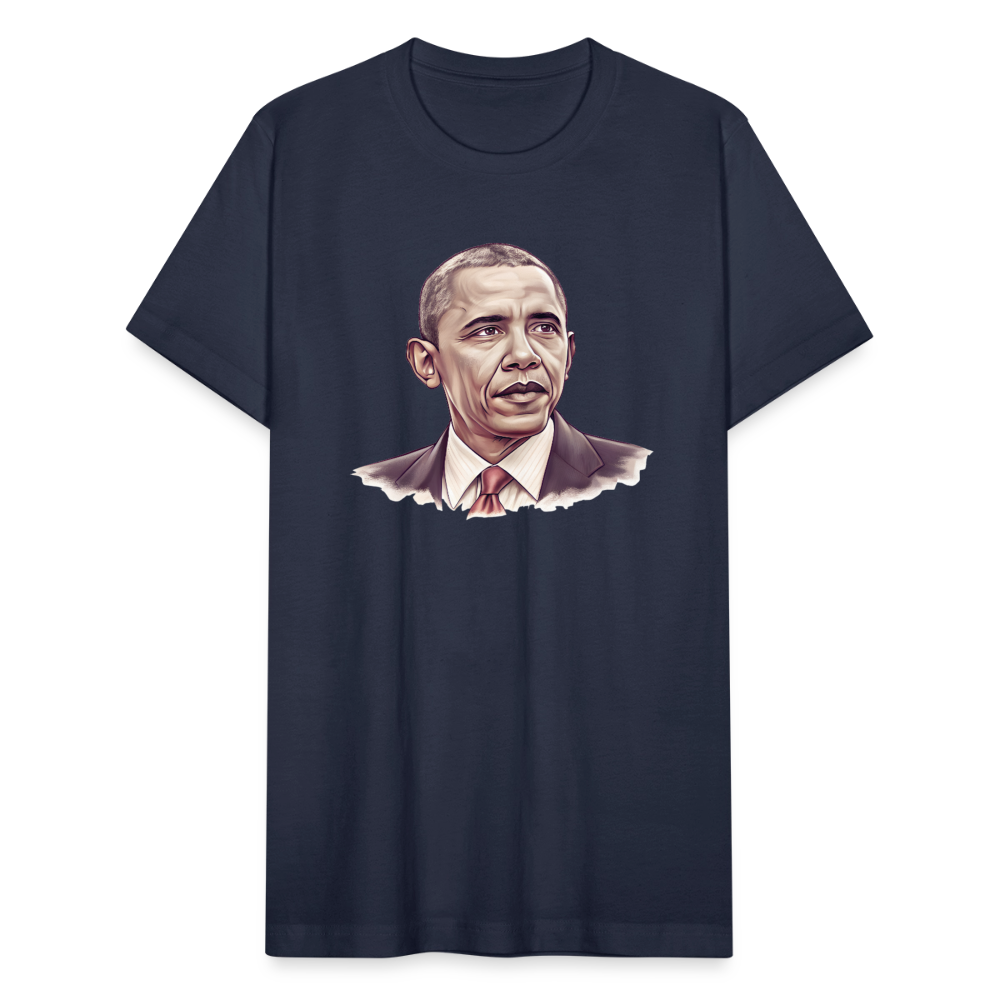 Barak Obama Vintage Portrait Unisex Jersey T-Shirt by Bella + Canvas