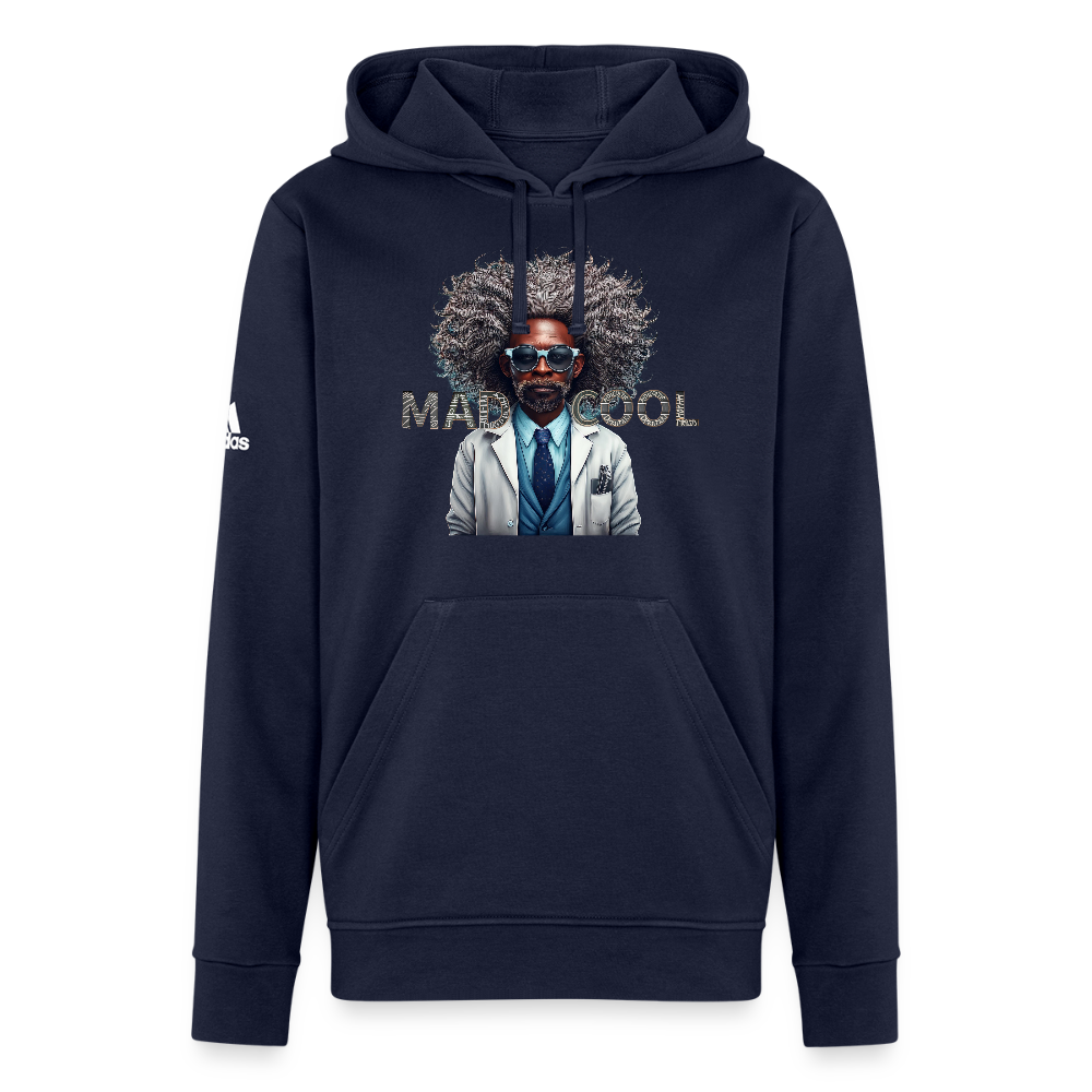 Mad Cool Scientist Men's Adidas Unisex Fleece Hoodie
