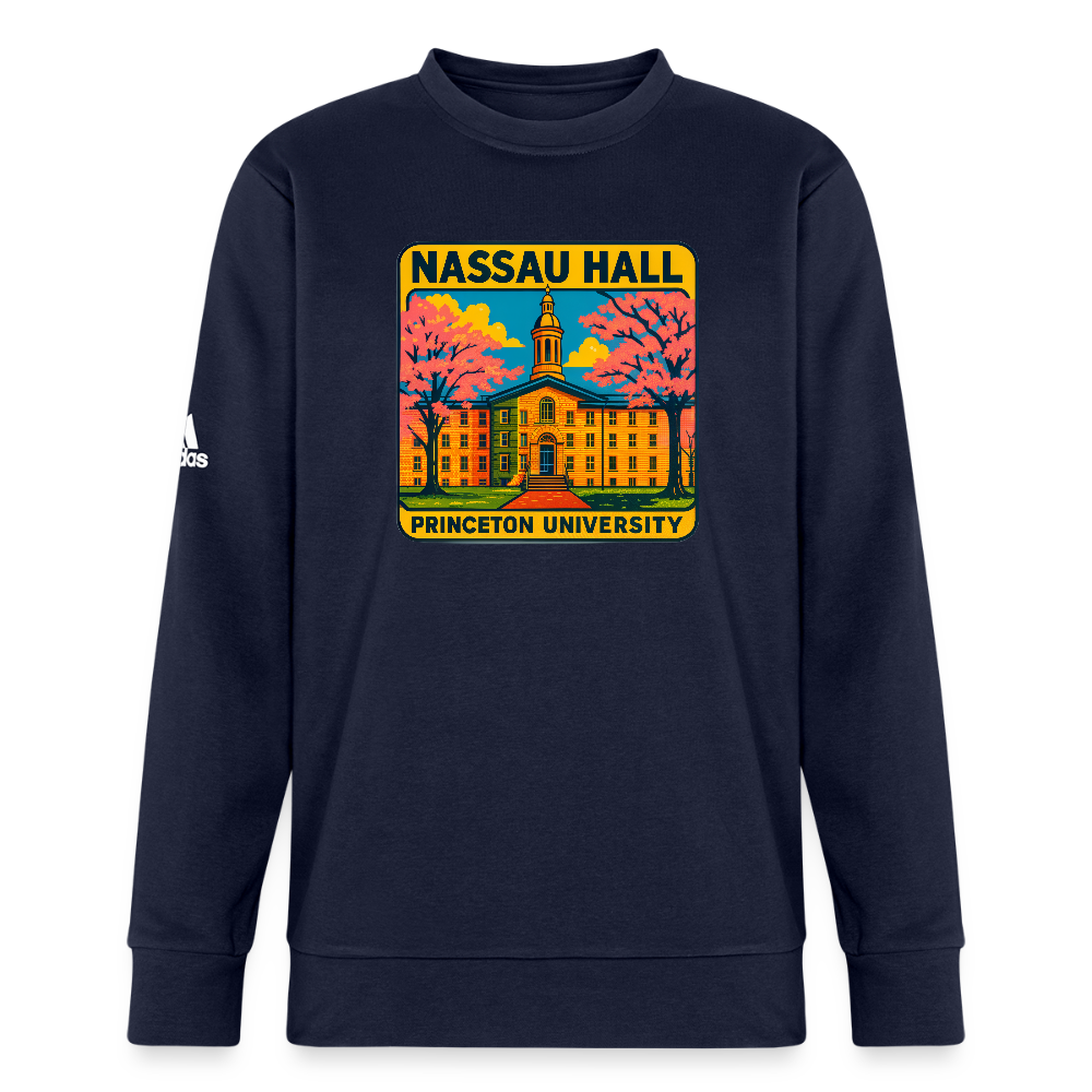 Nassau Hall Adidas Unisex Fleece Crewneck Sweatshirt