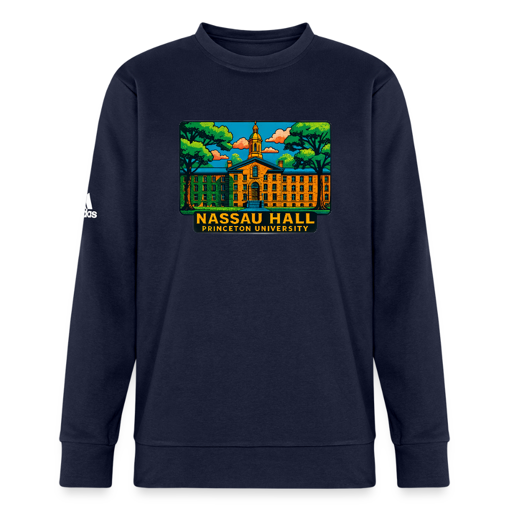 Nassau Hall Adidas Unisex Fleece Crewneck Sweatshirt